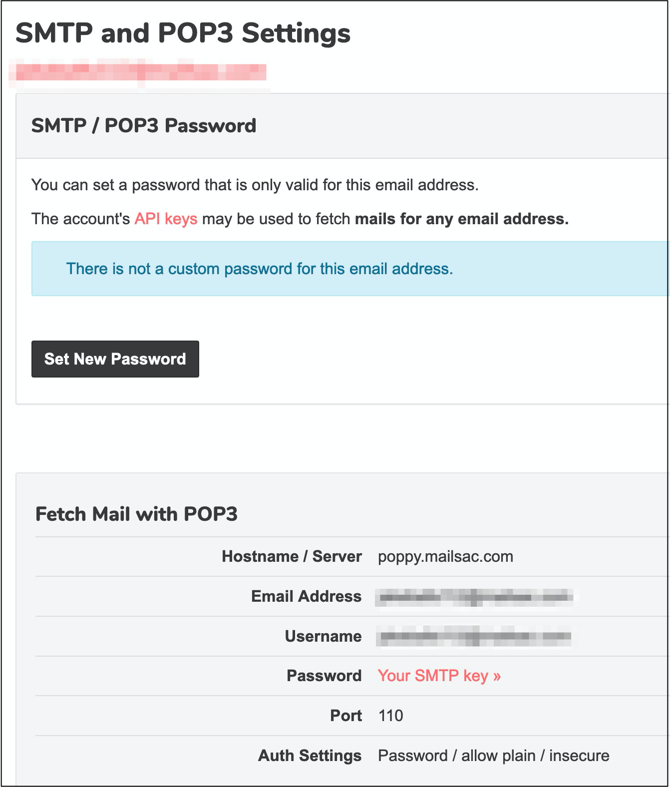 Email Address Password For SMTP Sending mailsac blog
