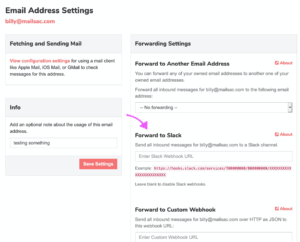 forward email to slack forward email to slack
