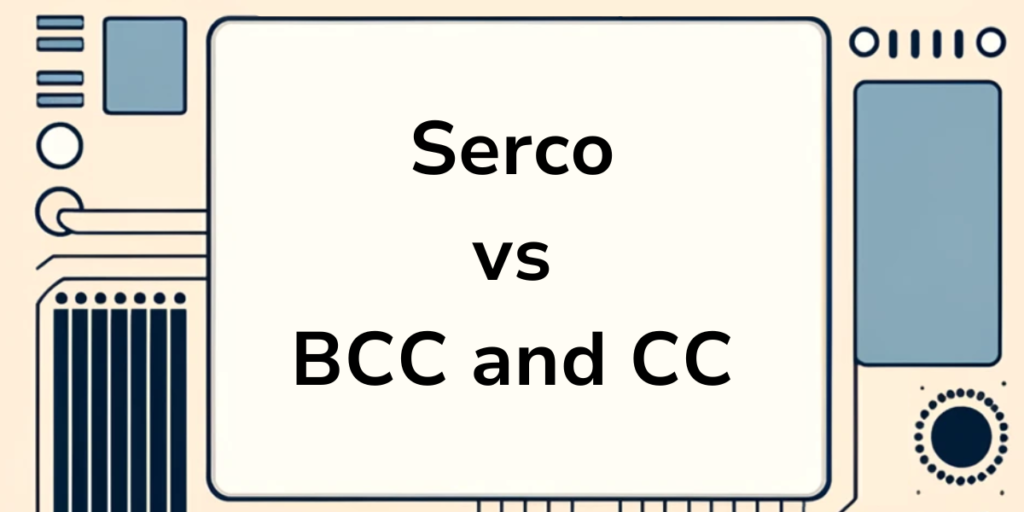Banner text that reads: "Serco vs BCC and CC"